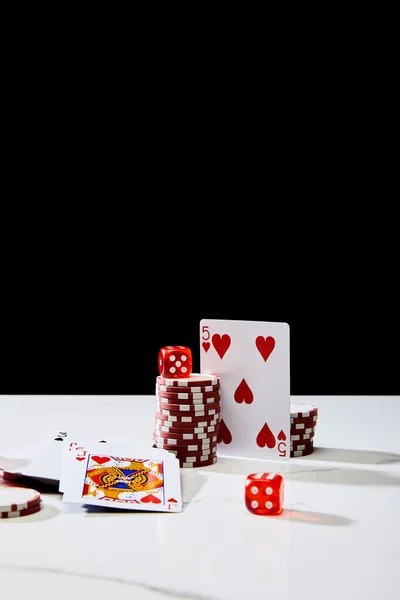 Live dealer casino table with multiple camera angles